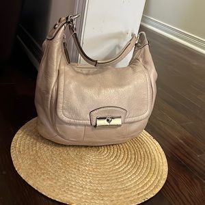 Coach Leather Baguette Bag